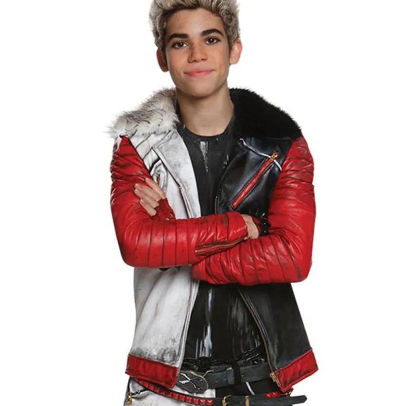 Cameron Boyce Carlos Descendants Leather Jacket 3 Cameron Boyce Carlos Descendants Leather Jacket