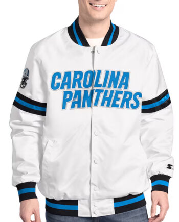Carolina Panthers Scout Varsity Satin Jacket - Modajacket