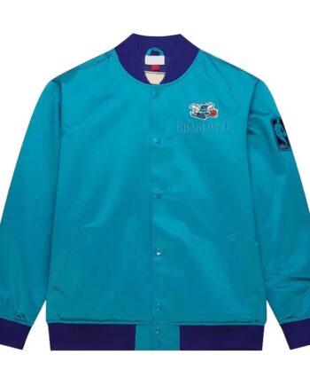 Charlotte Hornets OG 3.0 Lightweight Teal Satin Jacket - Modajacket