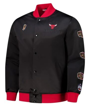 Chicago Bulls OG 3.0 Lightweight Black Satin Jacket - Modajacket