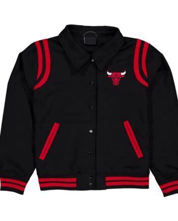 Chicago Bulls Sport Night Teddy Varsity Jacket - Modajacket