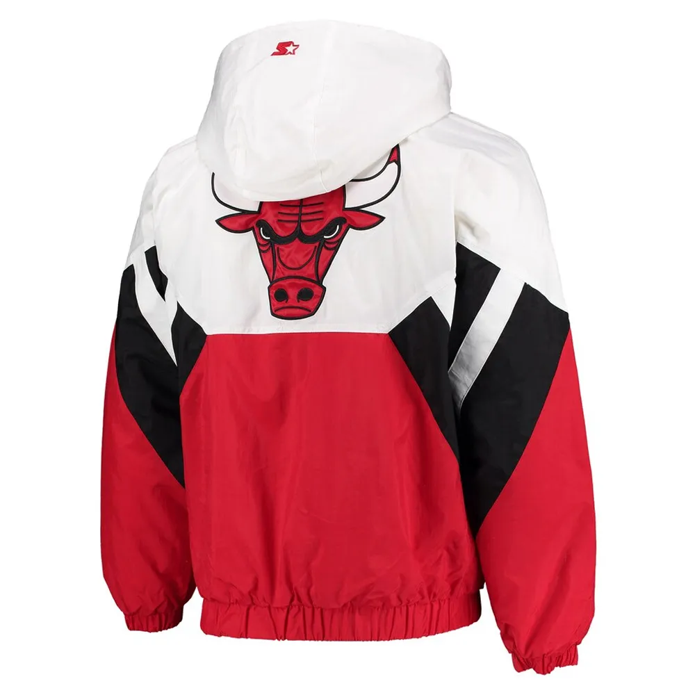 The Line-up Oxford Chicago Bulls Hoodie Half-Zip Jacket 2 The Line-up Oxford Chicago Bulls Hoodie Half-Zip Jacket