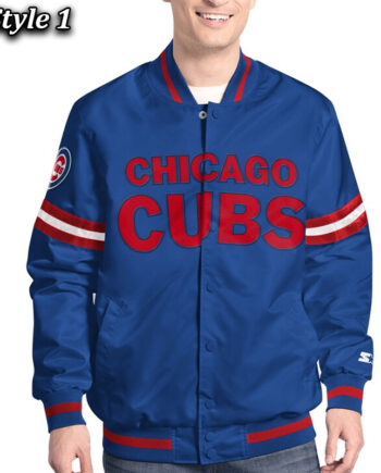 Chicago Cubs Scout Varsity Satin Jacket - Modajacket