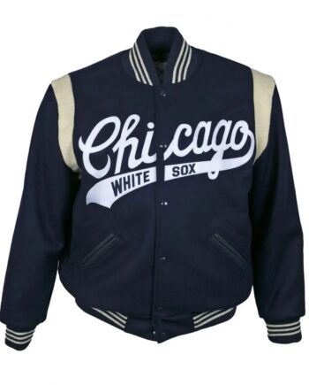 Varsity 1967 Chicago White Sox Blue Wool Jacket - Modajacket