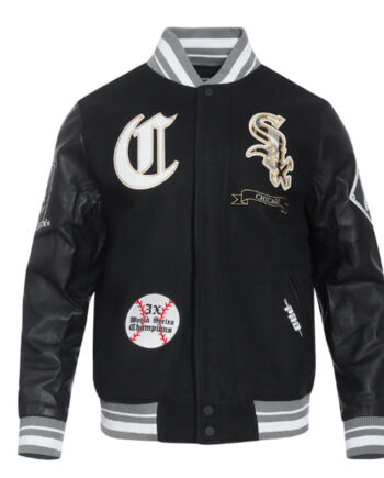 Chicago White Sox Prep Varsity Wool/Leather Jacket - Modajacket