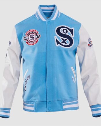 Chicago White Sox Retro Classic Rib Varsity Jacket - Modajacket