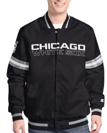 Chicago White Sox Scout Varsity Satin Jacket - Modajacket
