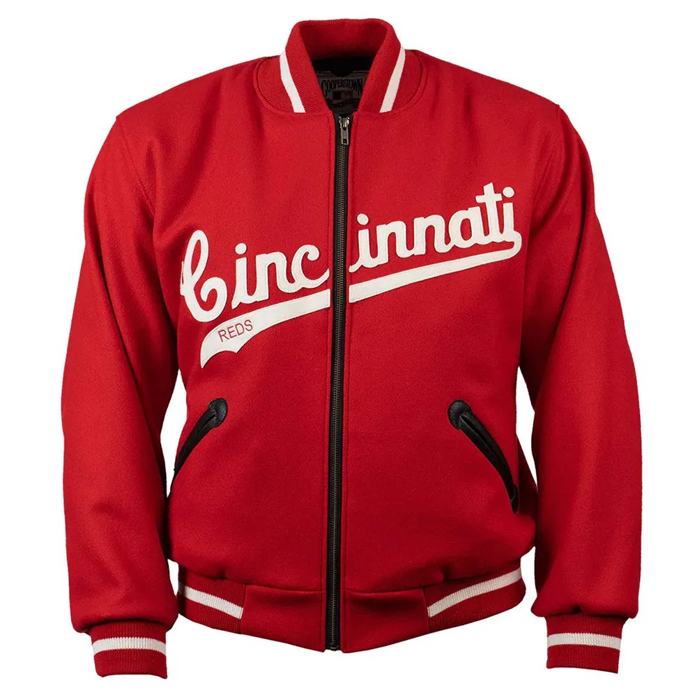 Varsity 1969 Cincinnati Reds Red Jacket 1 Varsity 1969 Cincinnati Reds Red Jacket - Modajacket
