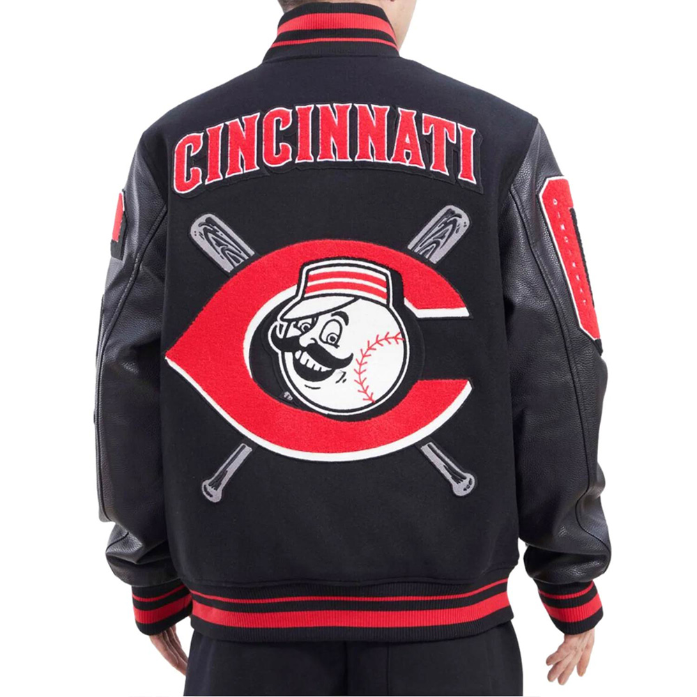 Cincinnati Reds Logo Mash Up Varsity Jacket 4 Cincinnati Reds Logo Mash Up Varsity Jacket