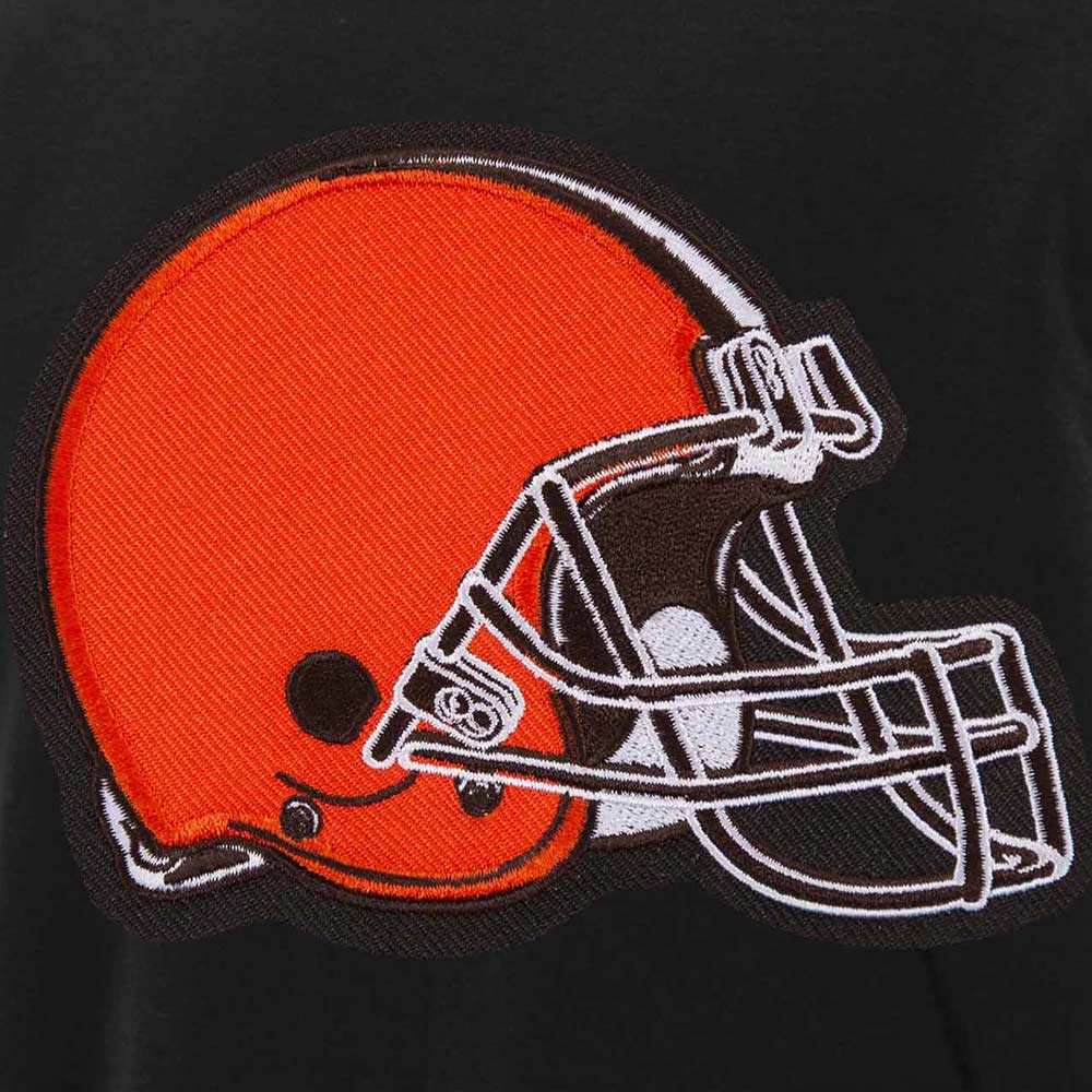 Cleveland Browns Two-Tone Varsity Wool/Leather Jacket 3 Cleveland Browns Two-Tone Varsity Wool/Leather Jacket