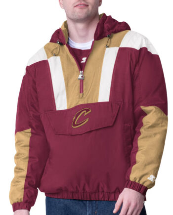 Cleveland Cavaliers Charger Half-Zip Jacket - Modajacket