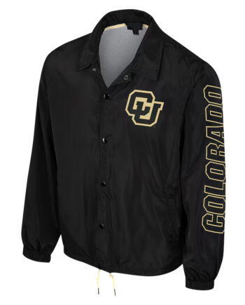 Colorado Buffaloes Black Coaches Jacket - Modajacket