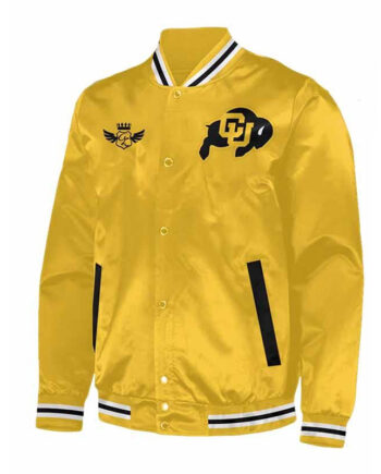 Colorado Buffaloes Gold Satin Jacket - Modajacket