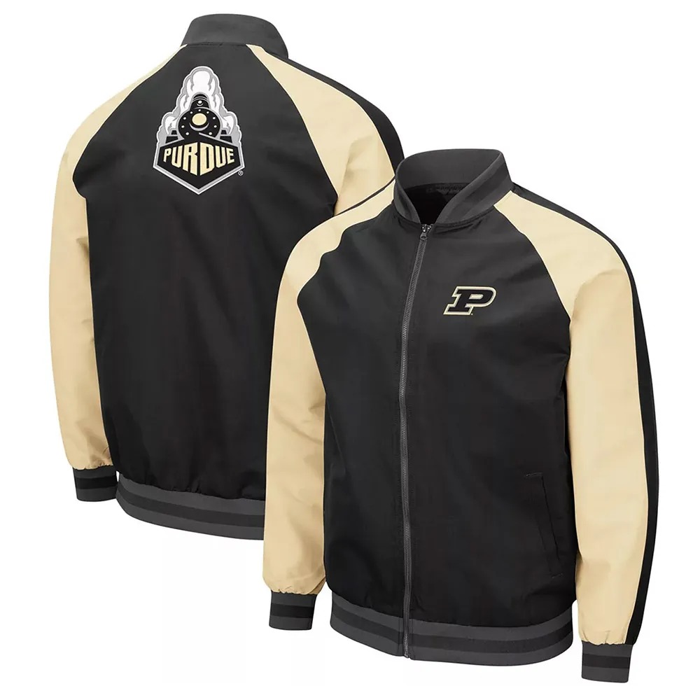 Colosseum Black Purdue Boilermakers Jacket 3 Colosseum Black Purdue Boilermakers Jacket