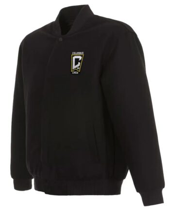 Columbus Crew Varsity Black Wool Jacket - Modajacket