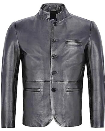 Constantine Harold Perrineau Gray Leather Jacket - Modajacket