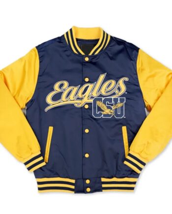 Coppin State Eagles Navy and Gold Jacket - Modajacket