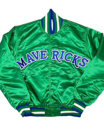 NBA Dallas Mavericks Green Satin Jacket - Modajacket