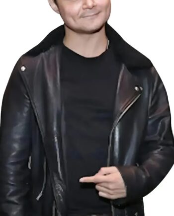 Dating & New York Arturo Castro Shearling Leather Jacket - Modajacket