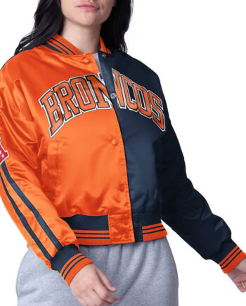 Denver Broncos Zone Blitz Orange/Navy Jacket - Modajacket