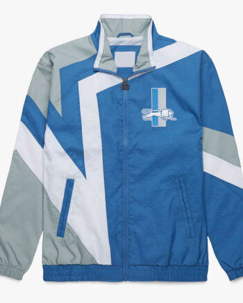 Detroit Lions Star Windbreaker Jacket - Modajacket