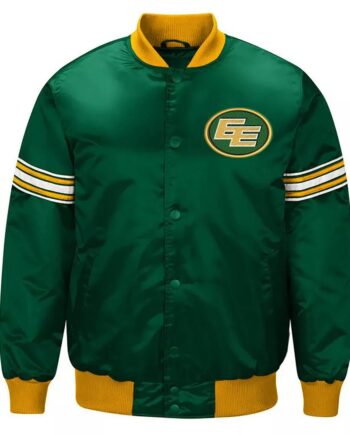 Edmonton Elks Draft Pick Satin Jacket - Modajacket