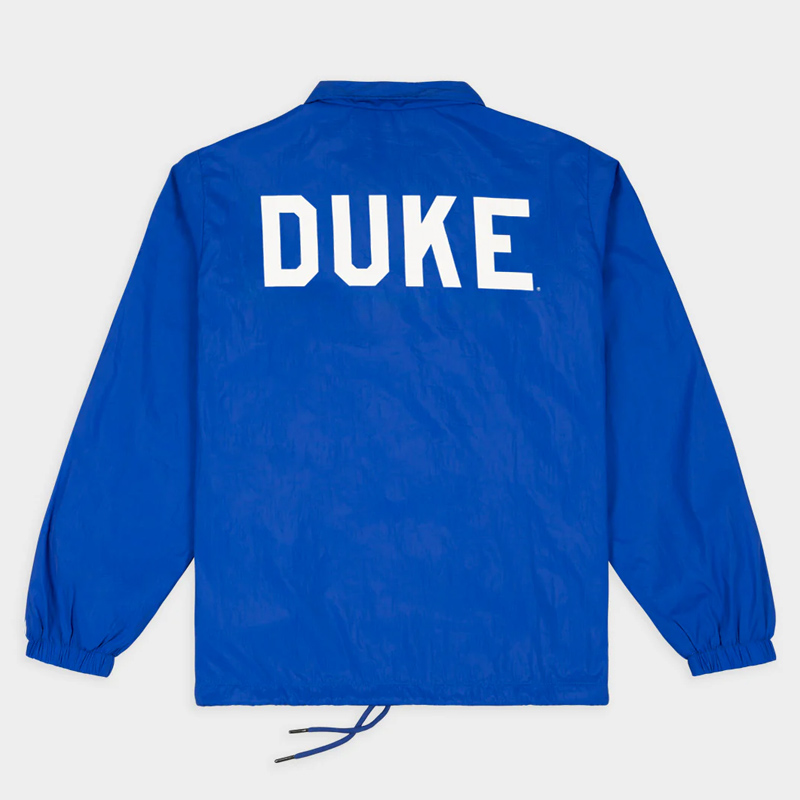 Duke Blue Devils Classic Logo Coaches Jacket 2 Duke Blue Devils Classic Logo Coaches Jacket