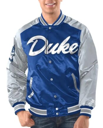 Renegade Duke Blue Devils Blue and Gray Jacket - Modajacket