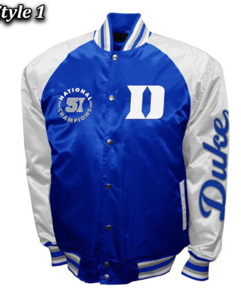Duke Blue Devils The Game Satin Jacket - Modajacket