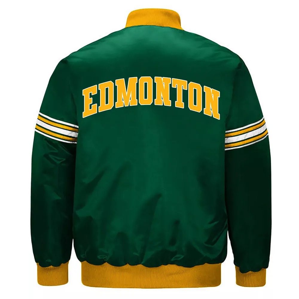 Edmonton Elks Draft Pick Satin Jacket 2 Edmonton Elks Draft Pick Satin Jacket