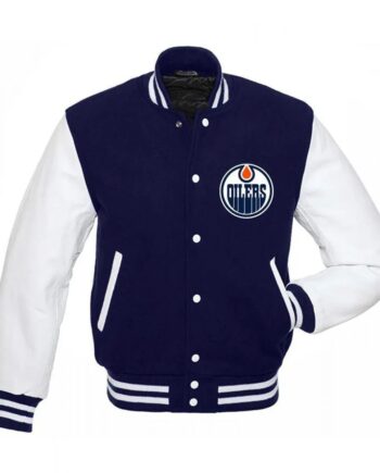 Edmonton Oilers Letterman Jacket - Modajacket