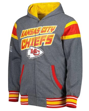 Gray Kansas City Chiefs Extreme Hoodie - Modajacket