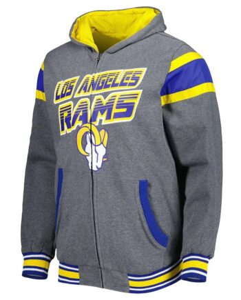 Gray Los Angeles Rams Extreme Hoodie - Modajacket