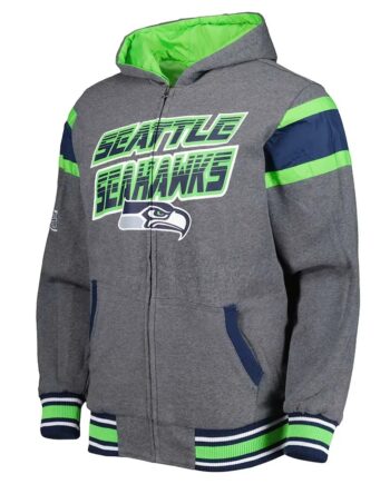 Gray Seattle Seahawks Extreme Hoodie - Modajacket