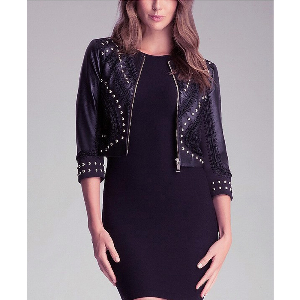 Kiersey Clemons Studded Leather Jacket 1 Kiersey Clemons Studded Leather Jacket - Modajacket