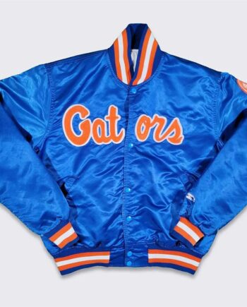 80s Florida Gators Royal Bomber Jacket - Modajacket