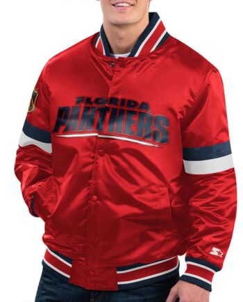 Florida Panthers Red Home Game Jacket - Modajacket