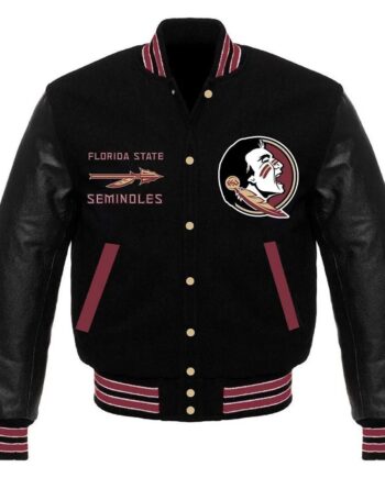 Florida State Seminoles Varsity Black Jacket - Modajacket