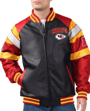 Kansas City Chiefs G-III Faux Varsity Leather Jacket - Modajacket