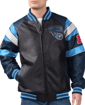 Tennessee Titans G-III Faux Varsity Leather Jacket - Modajacket