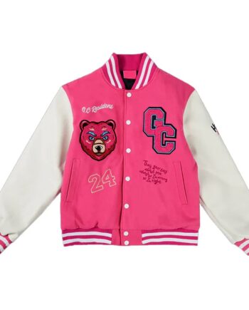 Gag City Pink Varsity Jacket - Modajacket
