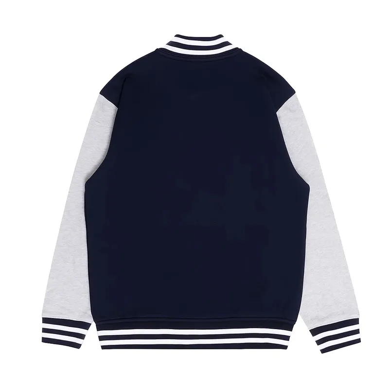 Navy/Gray Geelong Cats Varsity Fleece Jacket 2 Navy/Gray Geelong Cats Varsity Fleece Jacket