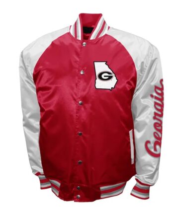 Georgia Bulldogs The Game Red Satin Jacket - Modajacket