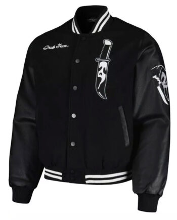 Ghostface Scream Horror Varsity Jacket - Modajacket