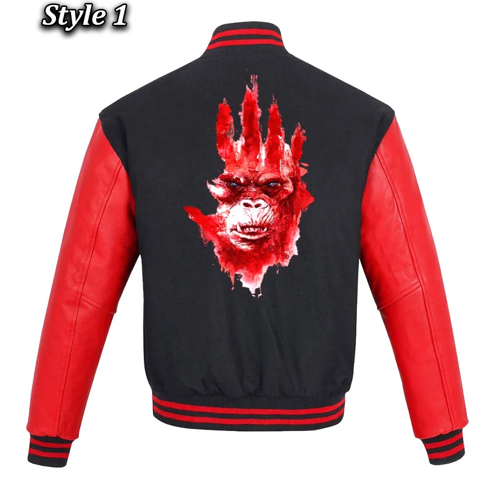 Godzilla X Kong The New Empire Varsity Jacket 3 Godzilla X Kong The New Empire Varsity Jacket