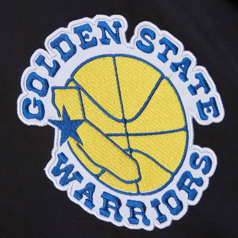 Golden State Warriors Black Out Satin Jacket 5 Golden State Warriors Black Out Satin Jacket