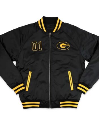 Grambling State University Black Baseball Jacket - Modajacket