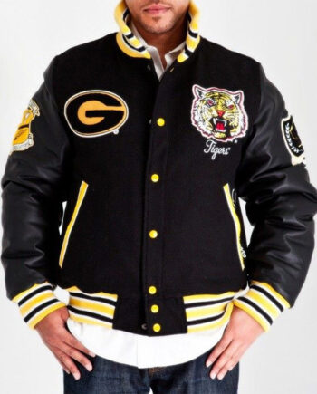 Grambling State Tigers Black Varsity Jacket - Modajacket