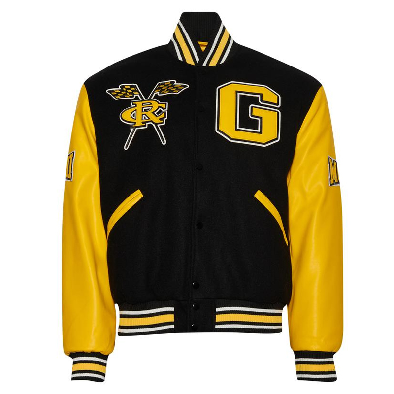 Grambling State University Black and Gold Varsity Jacket 1 Grambling State University Black and Gold Varsity Jacket - Modajacket