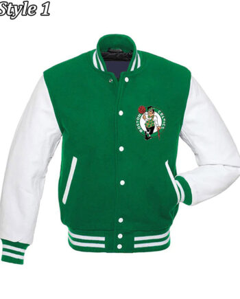 Boston Celtics Varsity Green and White Jacket - Modajacket